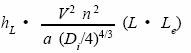 Chezy-Manning equation
