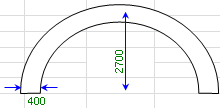 Curved Beam Stress and Deflection Design Spreadsheet Calculator