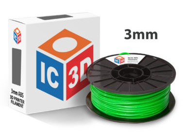 ABS Green 3D Printer Filament 3mm