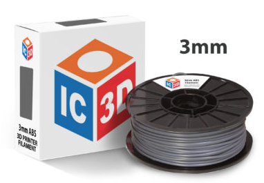 ABS Grey 3D Printer Filament 3mm - Click Image to Close