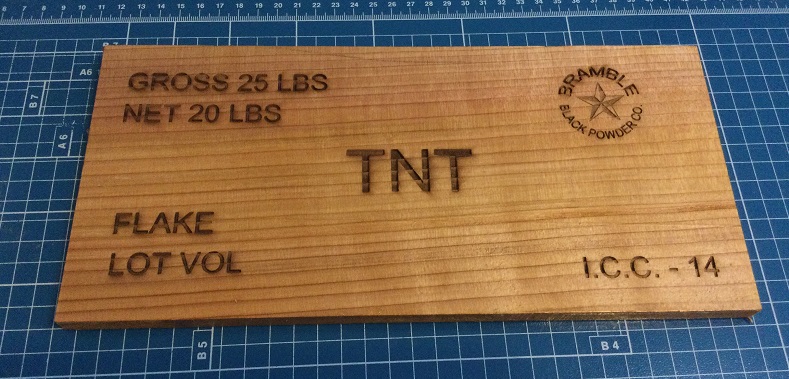 TNT Crate Panel Reproduction