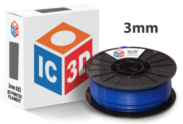 ABS Blue 3D Printer Filament 3mm