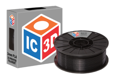 PLA Black 3D Printer Filament 3mm