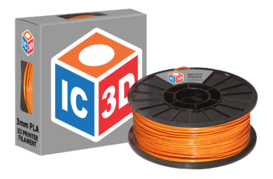 PLA Orange 3D Printer Filament 3mm