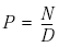 Diametral Pitch Equation
