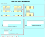 One and Two Phase Control Valve Sizing Macro Enabled Excel Spreadsheet Calculator