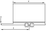 Rigid Drawbar Trailers / Central Axle Trailers Loading Equations and Calculators