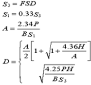 Flag Pole Installtion Design Formulas