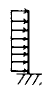 Flat Rectangular Plate; one edge fixed, opposite edge free, remaining edges simply supported Uniform loading over entire plate