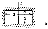 Flat Rectangular Plate; one edge fixed, opposite edge free, remaining edges simply supported loading distributed line load