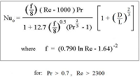 Heat Transfer Coefficient Calculations