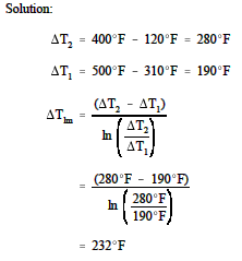 Log Mean Temperature Difference Application to Heat Exchangers