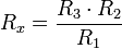 desired value of Rx