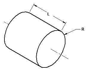 Solid Cylinder With Dimensions