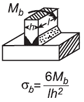 Tee Section Load Full Penetration Weld Moment Loading Applied Stress Calculator