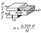 Three Plate Weld Axial Load Weld Stress Calculator