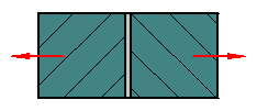 Weld Joint - Butt Joint Calculation - Normal and Shear Load